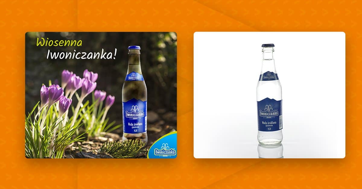 zdjęcie produktu vs obrobione zdjęcie