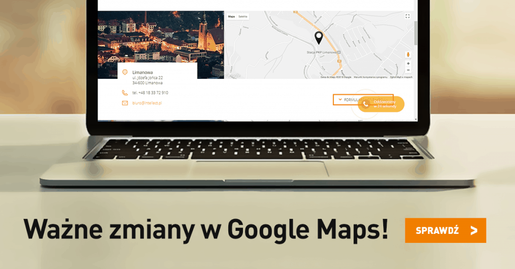 Zmiany w Google Maps - grafika tytułowa