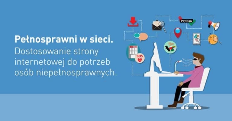 Infografika - Pełnosprawni w Sieci