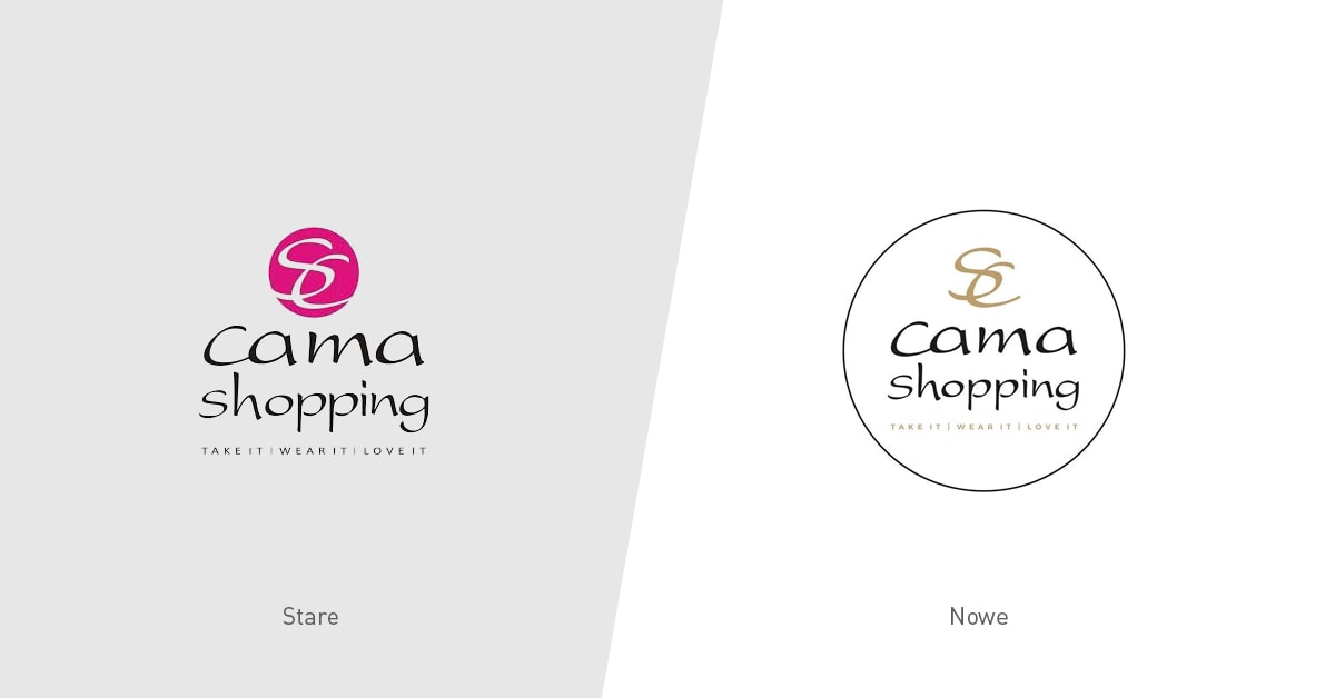 Rebranding logotypu Camashopping