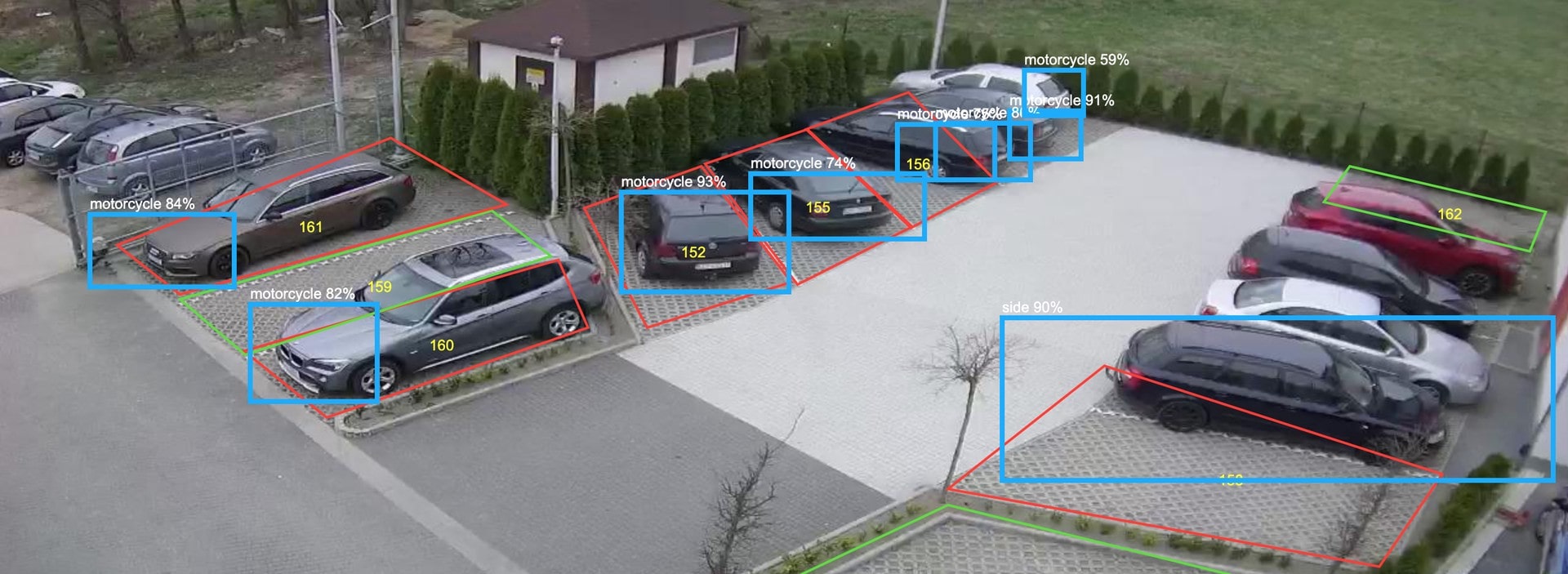 widok na parking intellect